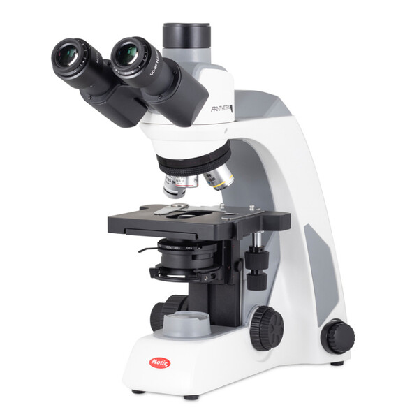 Microscope Motic Panthera E2, Trinoculaire, HF, Infinity, plan achro., 40x-1000x, LED Köhler fixe