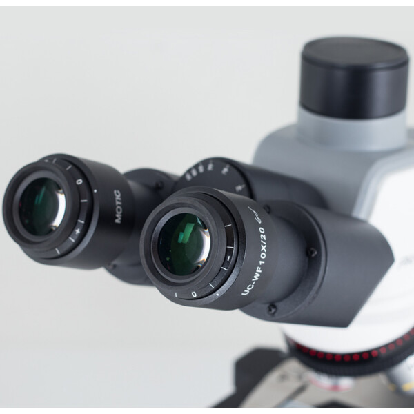Microscope Motic Panthera E2, Trinoculaire, HF, Infinity, plan achro., 40x-1000x, LED Köhler fixe