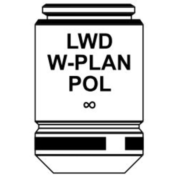 Objectif Optika IOS LWD W-PLAN POL objective 10x/0.25, M-1137