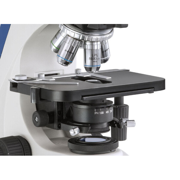 Microscope Kern OKN 175, MET, POL, trino, Inf plan, 50x-400x, Lumière incidente, HAL, 50W