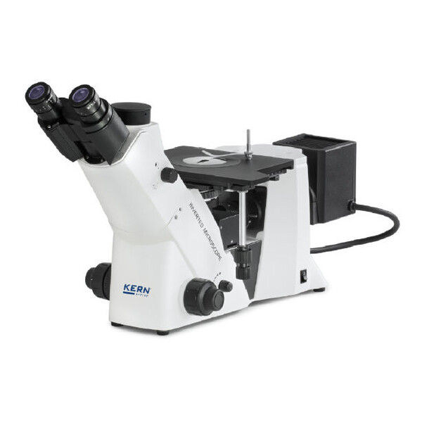 Microscope inversé Kern OLM 171, invers, MET, POL, trino, Inf planchrom, 50x-500x, Auflicht, HAL, 50W