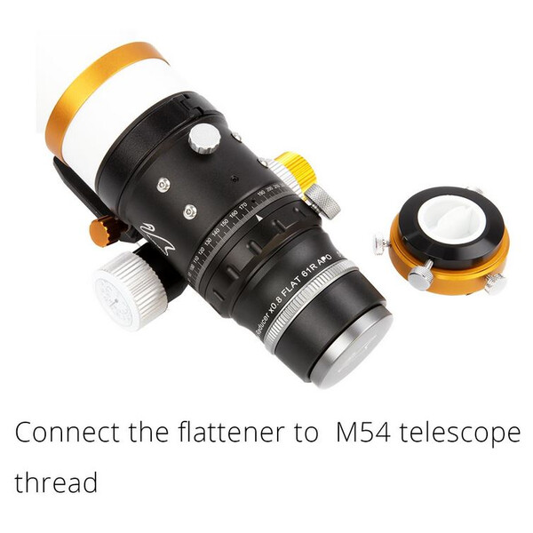 William Optics Adjustable Flattener Reducer Flat61R pour ZenithStar 61