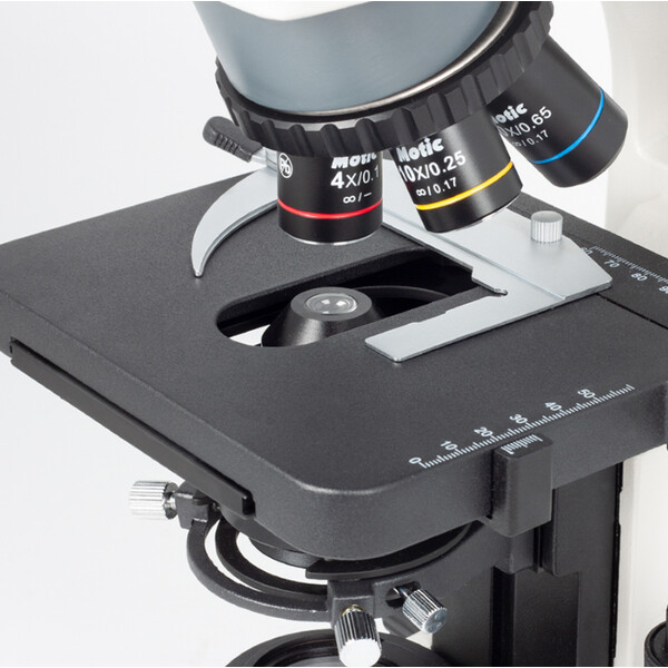 Microscope Motic BA310, LED, 40x-400x (sans 100x), trino