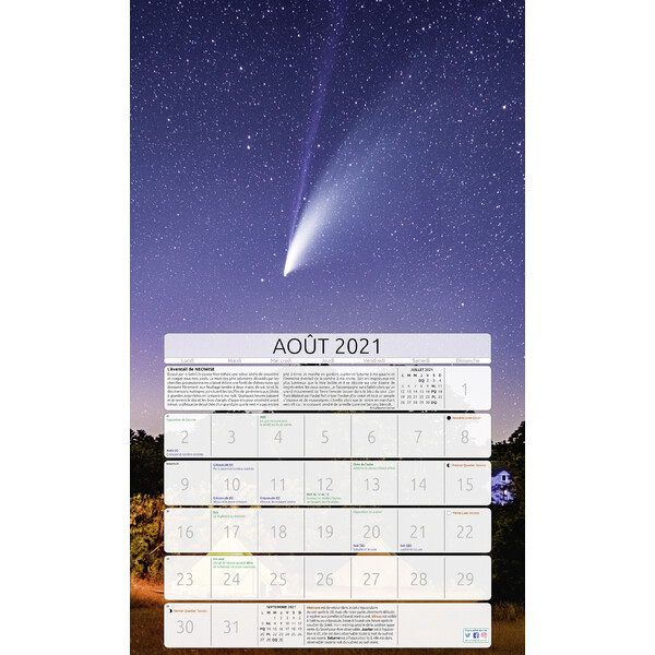 Calendrier Amds édition  Astronomique 2021