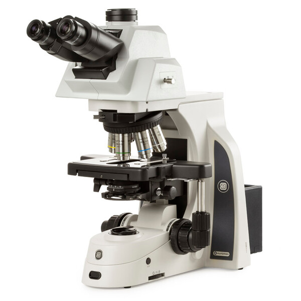 Microscope Euromex Delphi-X, DX.2158-APLi, trino, 40x - 1000x, Plan semi-apochromatique, avec tête ergonomique et éclairage halogène 100 W