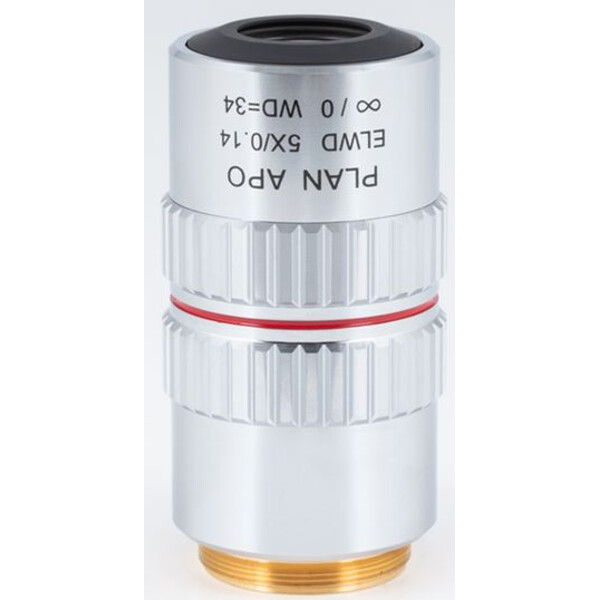 Objectif Motic Plan apochromat. objective ELWD 5X/0.140 (wd 34mm)