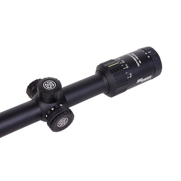 Lunette de tir Sig Sauer WHISKEY3 ZF 4-12x50 noir Ø1" HellFire Quadplex SFP