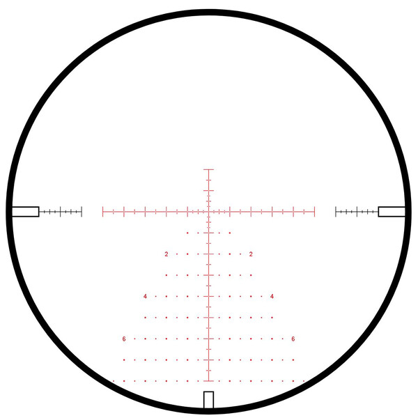 Lunette de tir HAWKE Frontier 1 pouce 4-20x44 SF IR Mil Pro