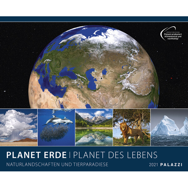 Calendrier Palazzi Verlag Planet Earth 2021