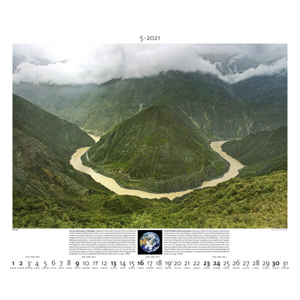 Calendrier Palazzi Verlag Planet Erde 2021