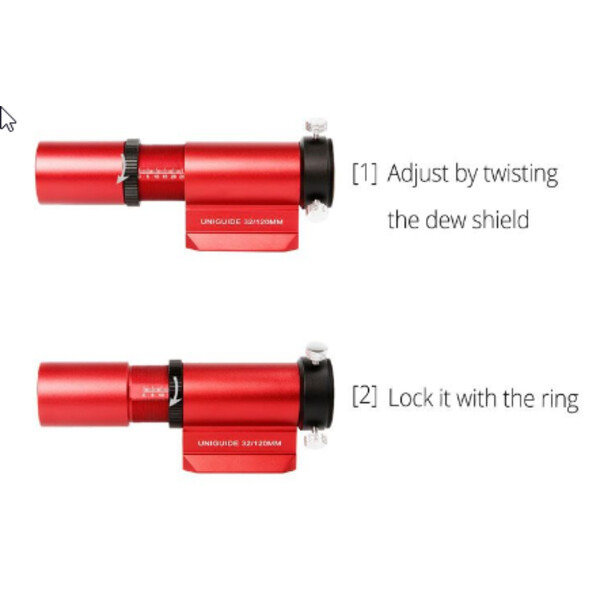 Guidescope William Optics UniGuide 32mm Red