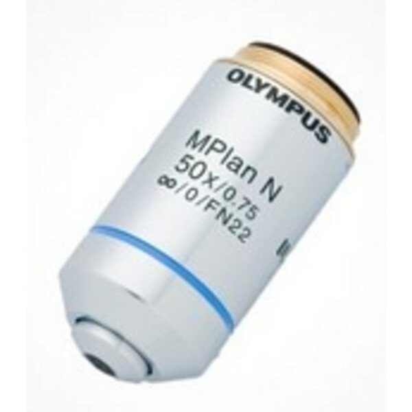 Objectif Evident Olympus Olympus MPLN50XBD M, BF, DF, Plan, Achro, Auf-Durchlicht, 50x/0.75 wd 0.38mm