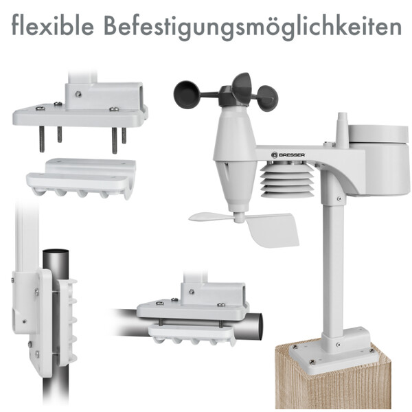 Station météo Explore Scientific WLAN-Wettercenter mit 5-in-1 Profi-Sensor V