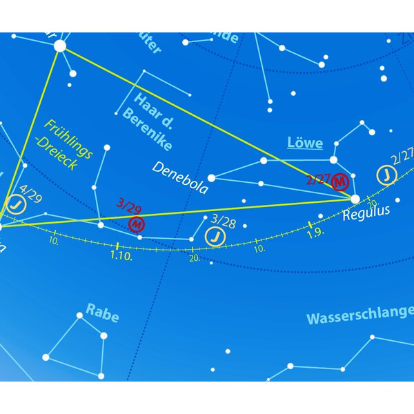 Carte du ciel Oculum Verlag Drehbare Himmelskarte Sterne und Planeten 30cm