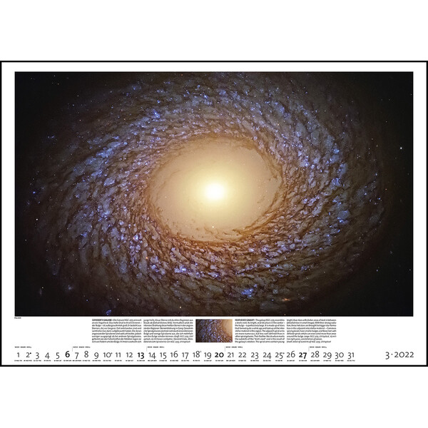 Calendrier Palazzi Verlag Sternzeit 2022
