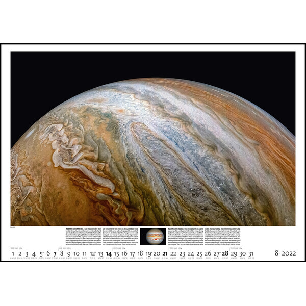 Calendrier Palazzi Verlag Sternzeit 2022