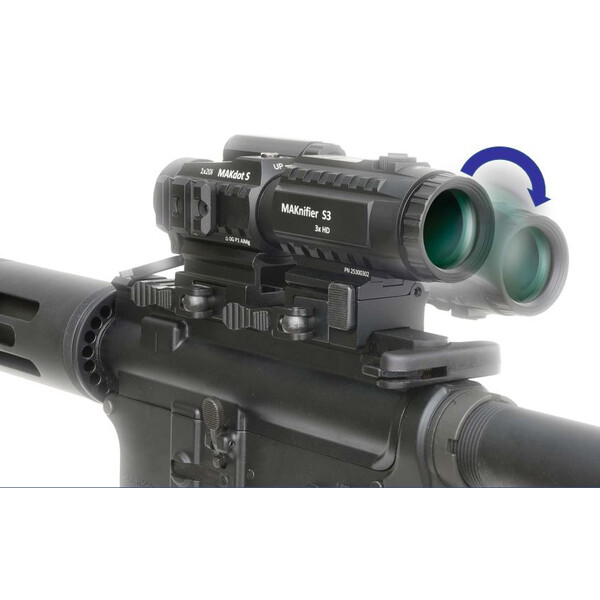 Lunette de tir MAK nifier S3 avec flip Montages
