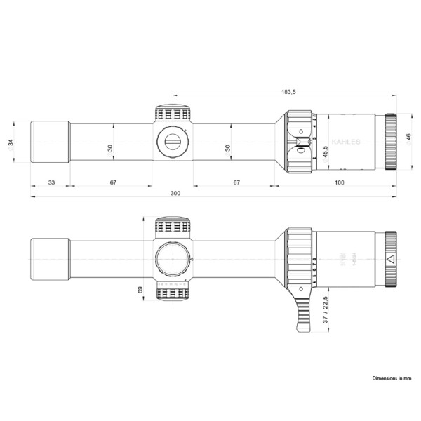 Lunette de tir Kahles K18i 1-8x24, 3GR