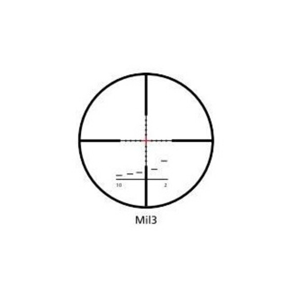Lunette de tir Kahles K624i 6-24x56, Mil3, cw, droite