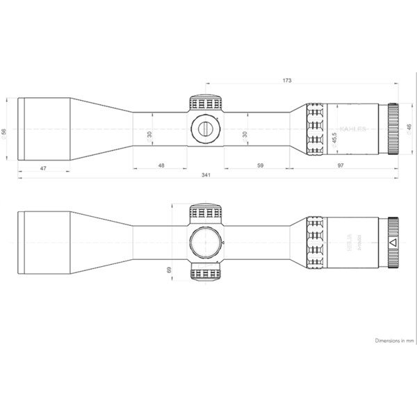 Kahles Lunette de tir HELIA 2-10x50i, 4-Dot