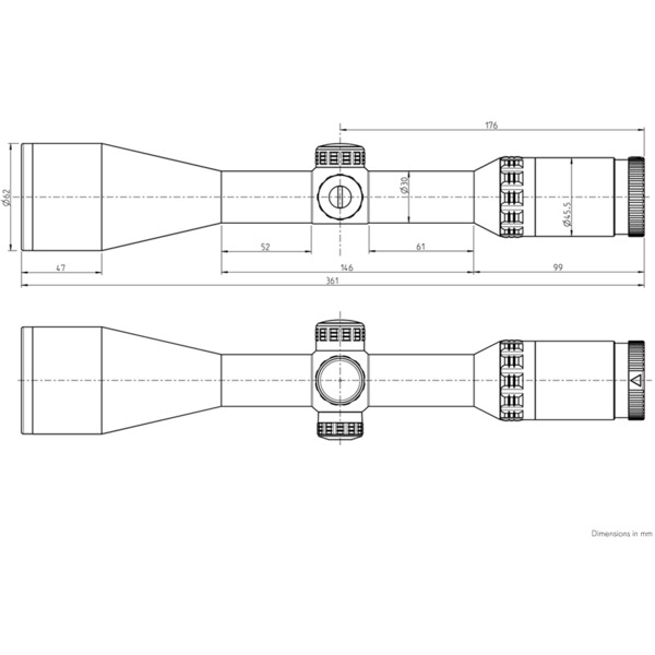 Lunette de tir Kahles Zielfernrohr HELIA 2,4-12x56i, G4B