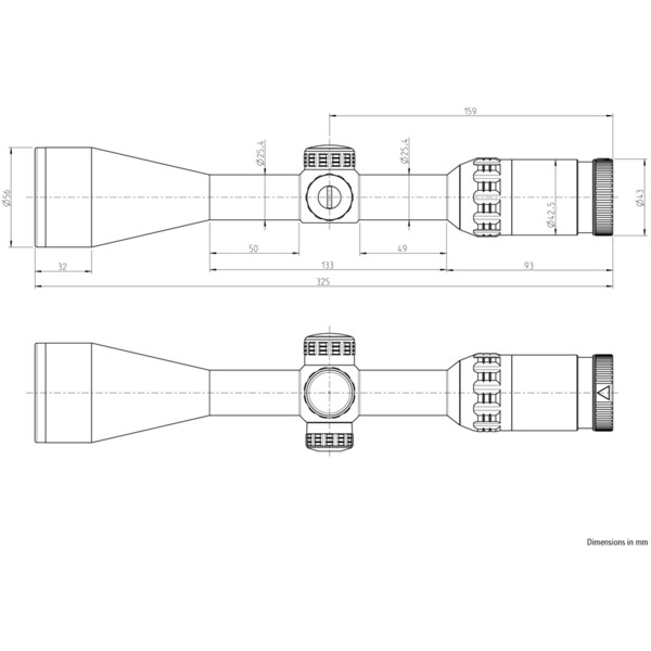 Kahles Lunettes de visée HELIA 3 3-10x50i, 4 points