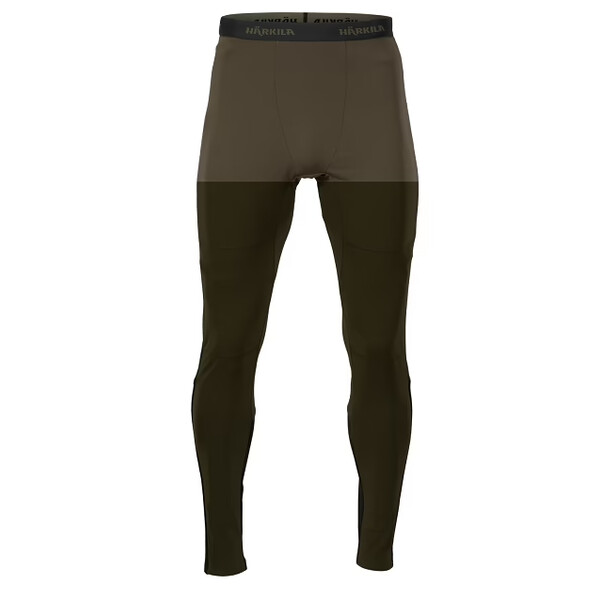 Härkila Caleçon chauffant , vert saule/noir, taille S