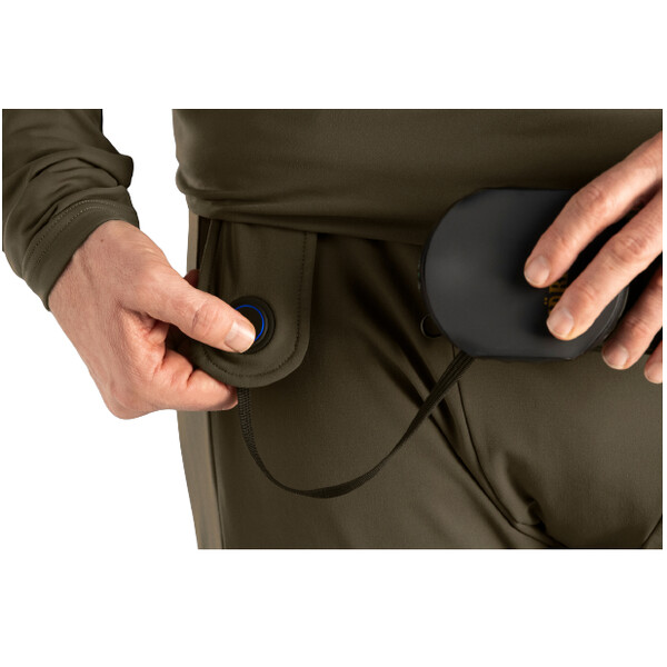 Härkila Caleçon chauffant , vert saule/noir, taille S