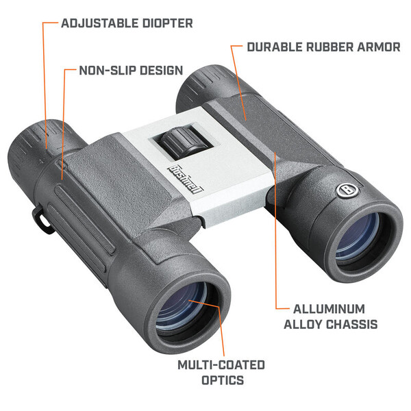 Jumelles Bushnell Powerview 2.0 10x25 Aluminium, MC