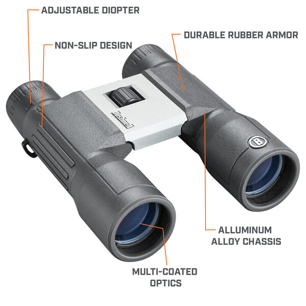 Jumelles Bushnell Powerview 2.0 16x32 Aluminium, MC