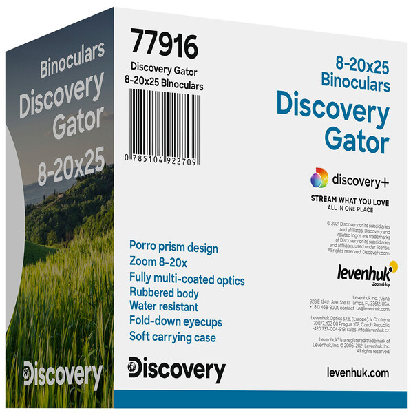 Jumelles zoom Discovery Gator 8-20x25