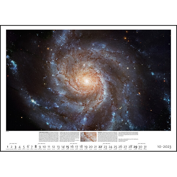 Calendrier Palazzi Verlag Sternzeit 2023