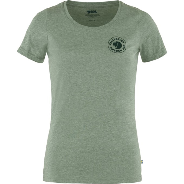 Fjällräven 1960 Logo T-Shirt W, 614-999 Patina Green-Melange, M