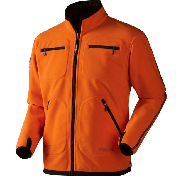 Härkila Veste polaire Kamko, vert chasseur/orange vif, taille XXL