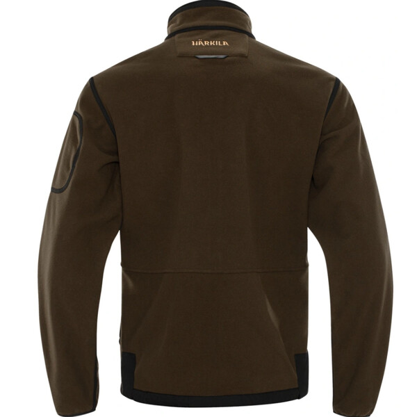 Härkila Veste polaire Kamko, vert chasseur/orange vif, taille XXL