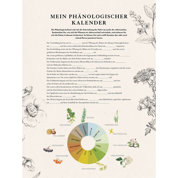 Calendrier Kosmos Verlag Was blüht denn da? Kalender 2023