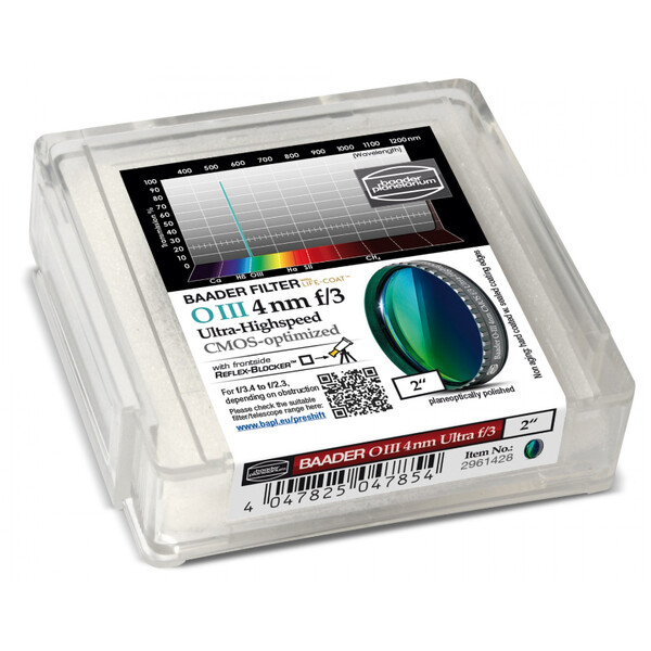 Filtre Baader OIII CMOS f/3 Ultra-Highspeed 2"