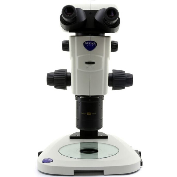 Microscope stéréo zoom Optika SZR-180, trino, CMO, w.d. 60mm, 10x/23, 7.5x-135x, LED, click stop