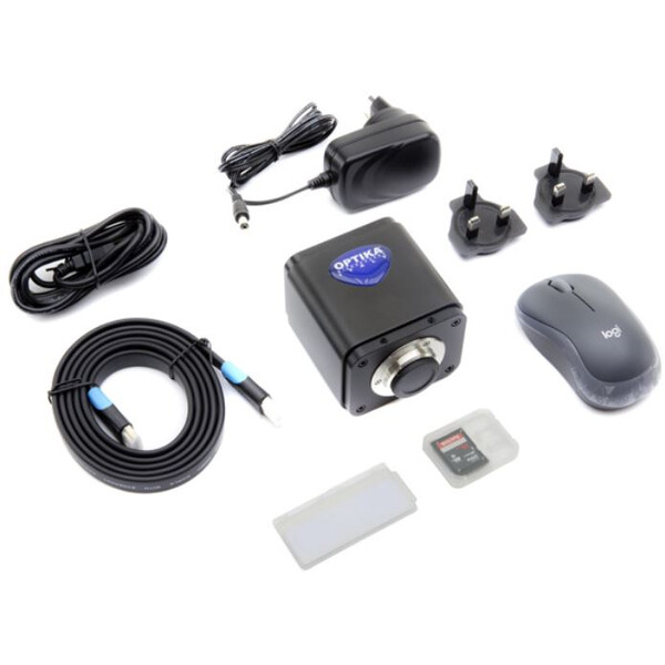 Caméra Optika C-HP4, couleur, CMOS, 1/1,8 pouce, 2,0x2,0 µm, 30 images/seconde, 4K, HDMI, 8 Mp