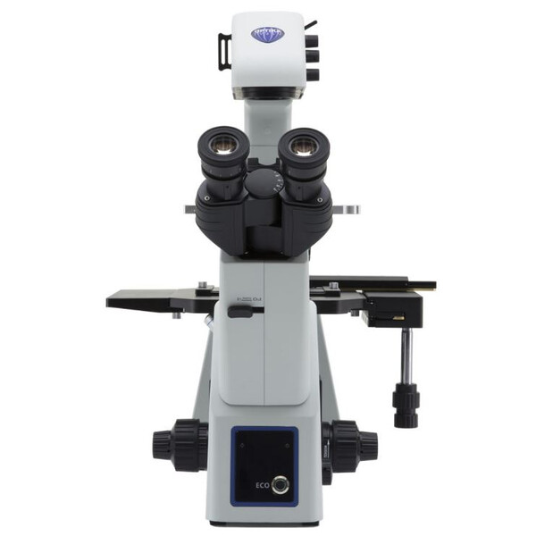 Microscope inversé Optika IM-5, trino, invers, 10x24mm, LED 8W w.o. objectives