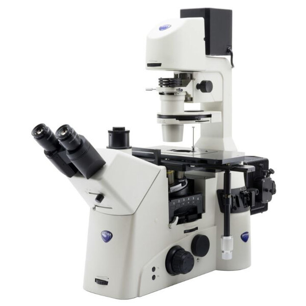 Microscope inversé Optika IM-7, trino, invers, 10x25mm, LED 10W,  w.o. objectives