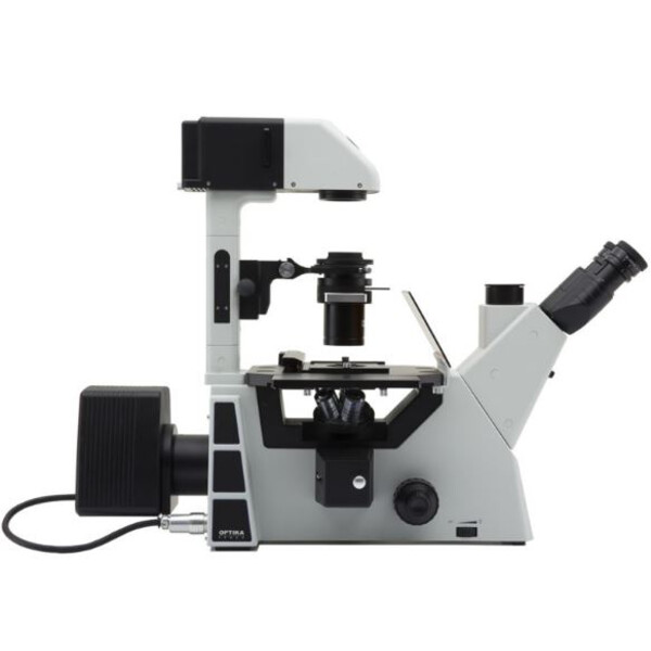 Microscope inversé Optika IM-3METLD, trino, invers, 10x22mm, LED 18W,