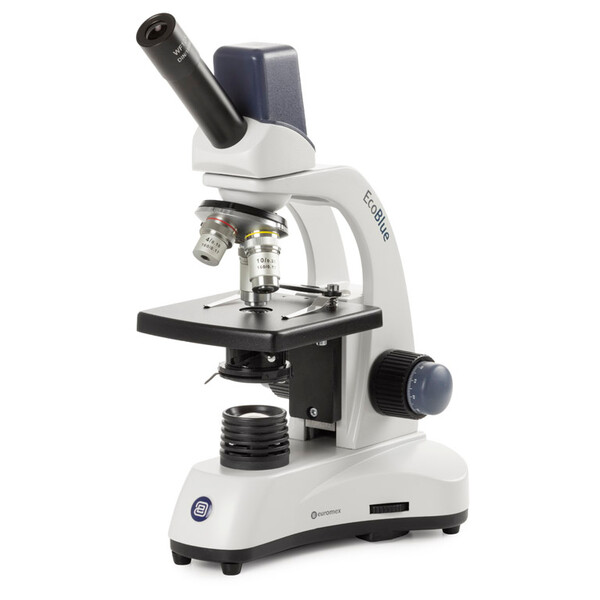 Euromex Microscope EcoBlue EC.1005, mono, numérique, 5MP, achro. 40x, 100x, 400x, LED