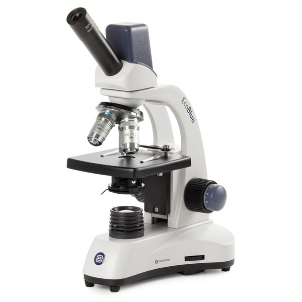 Euromex Microscope EcoBlue EC.1105, mono, numérique, 5MP, achro. 40x, 100x, 400x 1000x, LED