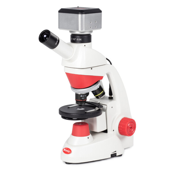 Motic Microscope RED50X Plus, mono, numérique, 40x- 400x, 4MP