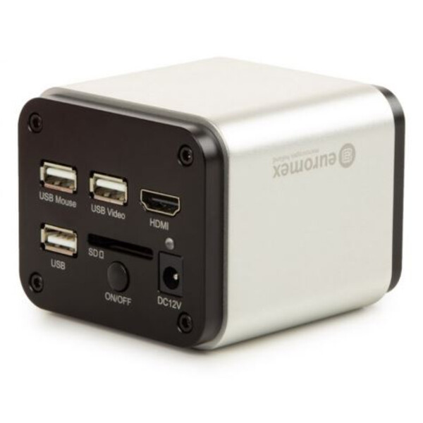 Euromex Caméra HD-Pro HDMI, VC.3039, couleur, CMOS, 1/2,8, 2 µm, 8 MP, HDMI, USB-C