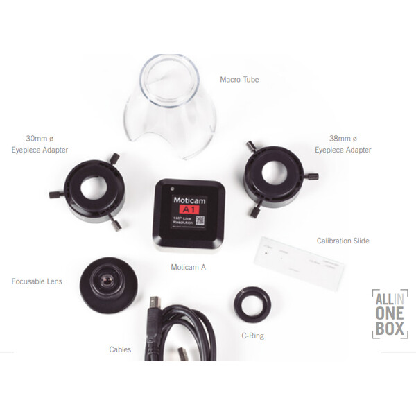 Motic Caméra A1, couleur, sCMOS, 1/3.1, 4.1µ, 30fps, 1MP, USB 2.0