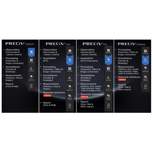 Logiciel Evident Olympus PRECiV Pro version 1.2, licence principale PV-PRO-1.2