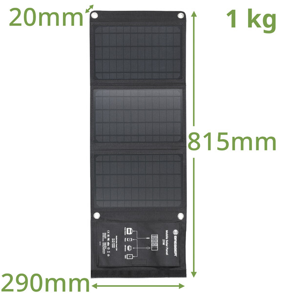Bresser Chargeur solaire mobile 21 watts