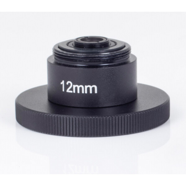 Adaptateur appareil-photo Motic lentille macro focalisable, 12 mm